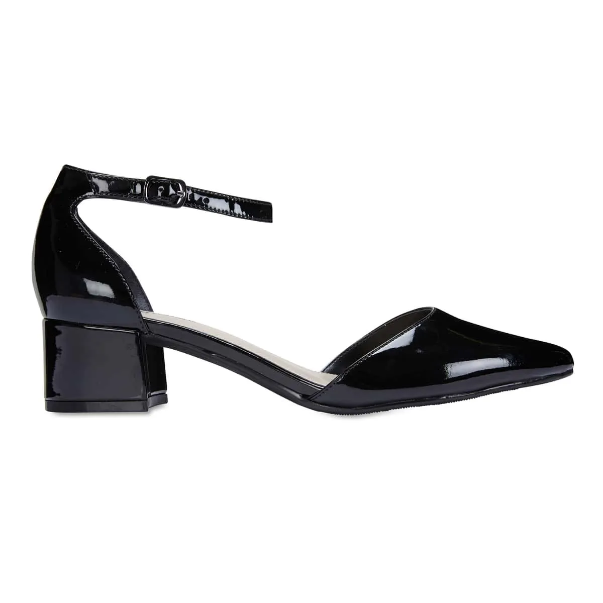Dash Heel in Black Patent