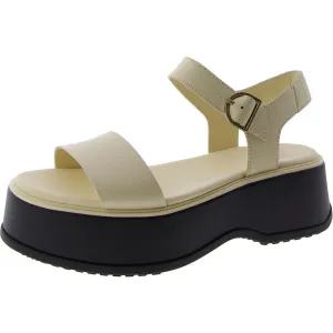 Dayspring Womens Faux Leather Adjustable Ankle Strap