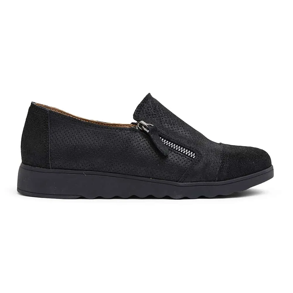 Dean Sneaker in Black Leather