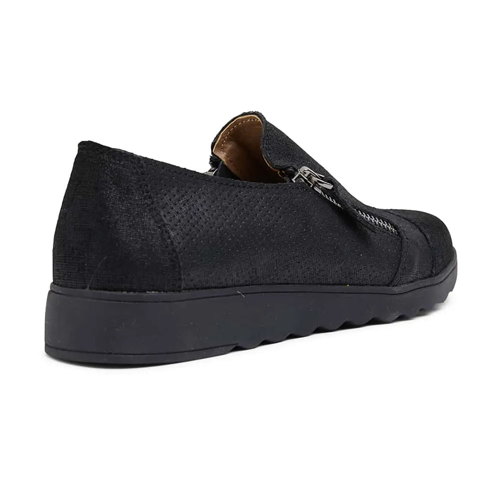 Dean Sneaker in Black Leather