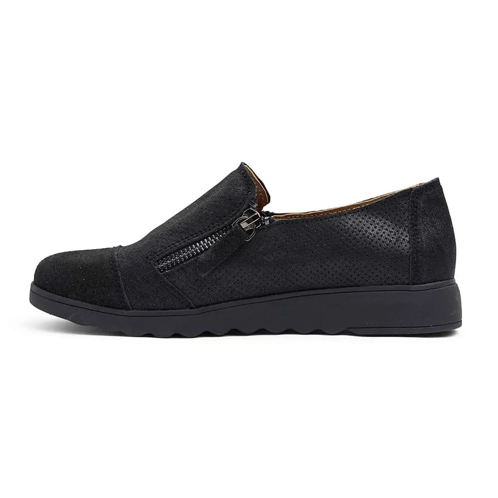 Dean Sneaker in Black Leather