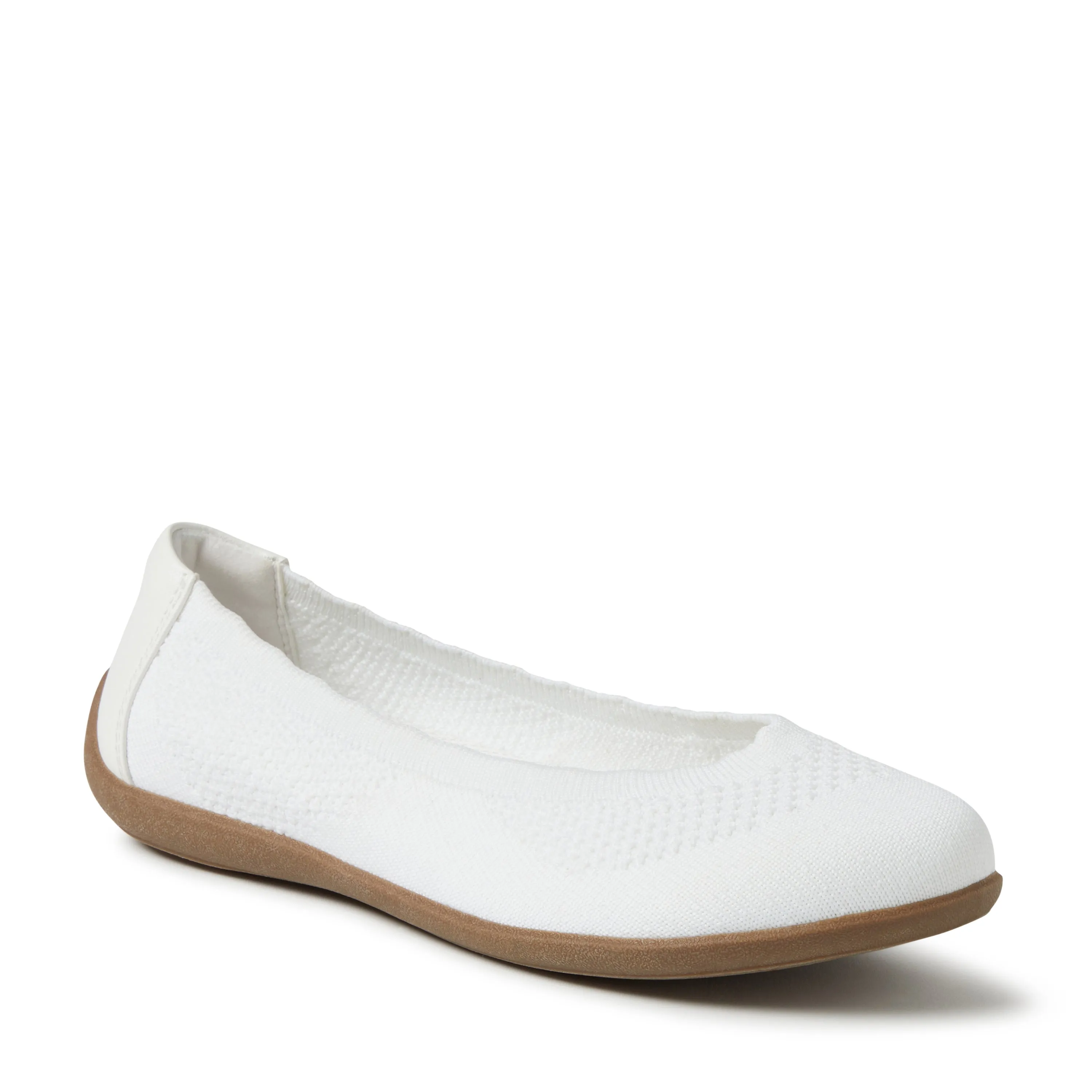 Dearfoams Women's Misty Ballet Flat Indoor/Outdoor Slip Ons