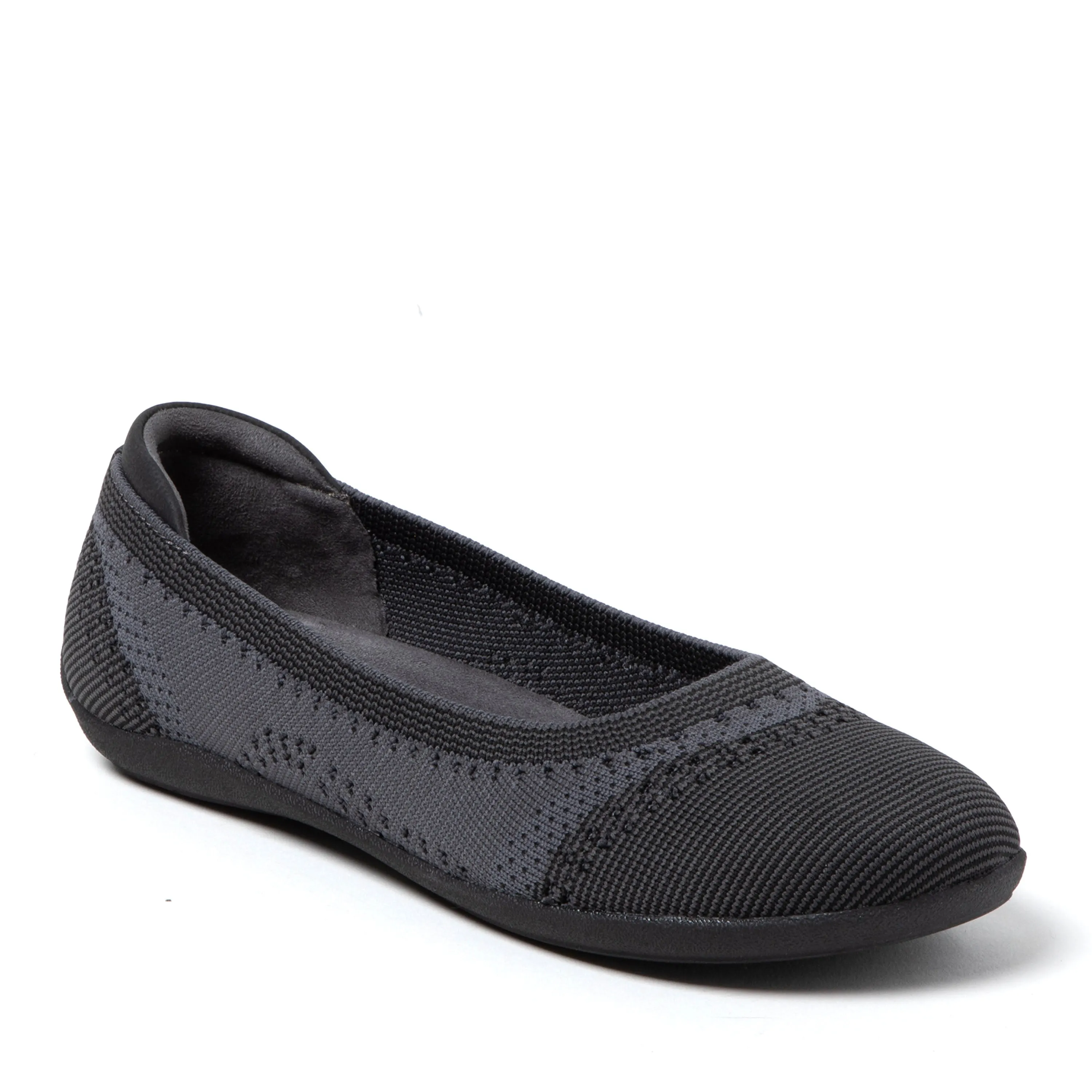 Dearfoams Women's Misty Ballet Flat Indoor/Outdoor Slip Ons