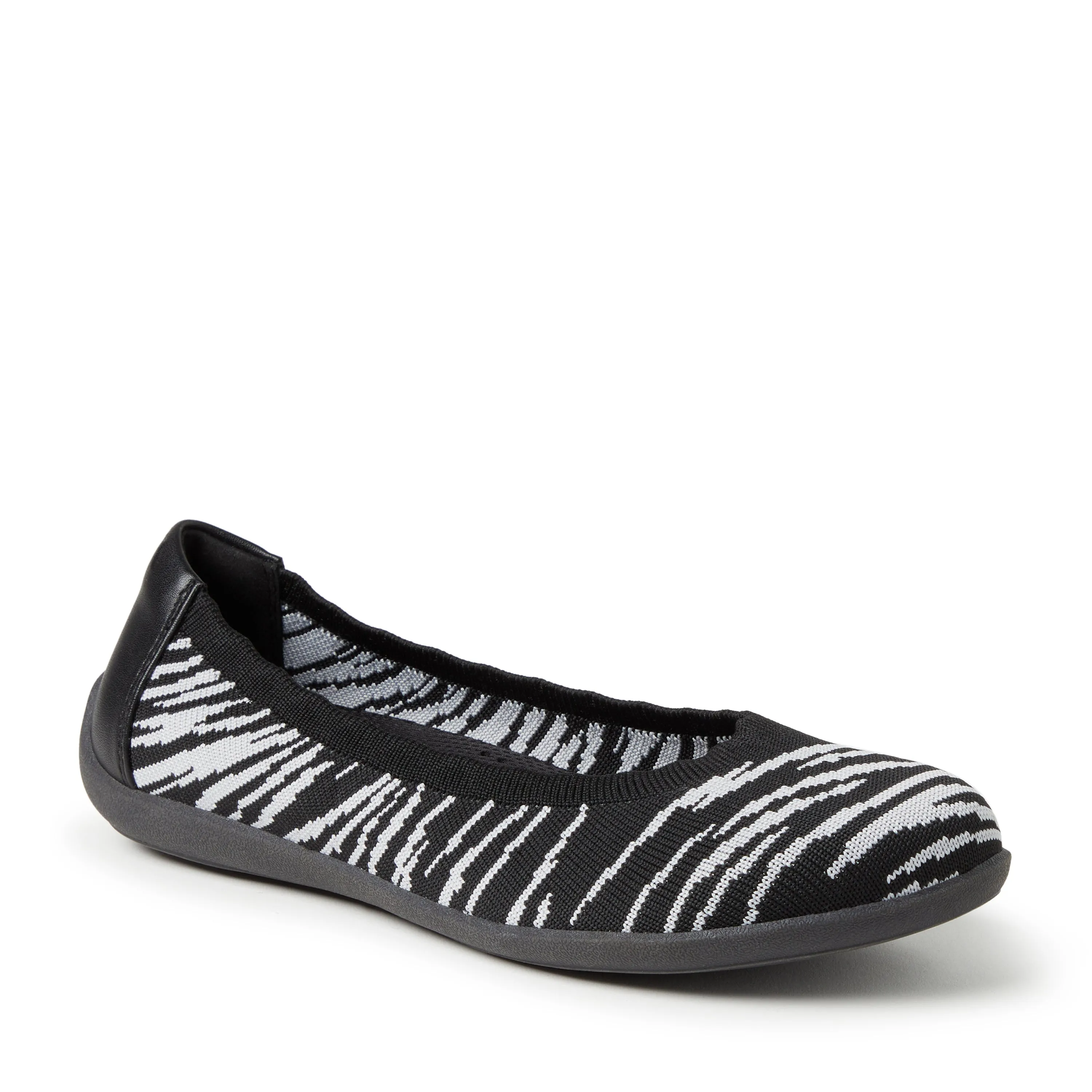 Dearfoams Women's Misty Ballet Flat Indoor/Outdoor Slip Ons