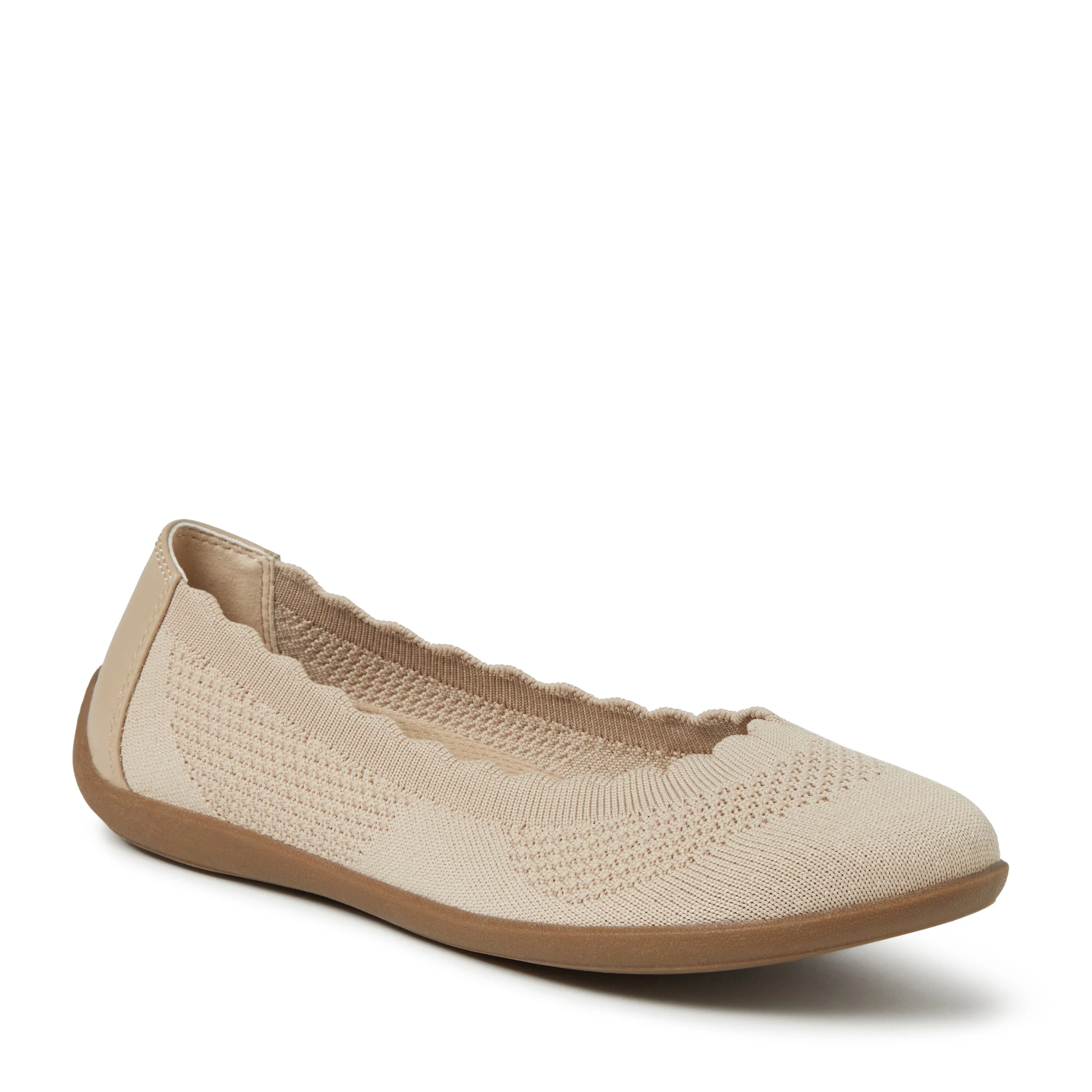 Dearfoams Women's Misty Ballet Flat Indoor/Outdoor Slip Ons