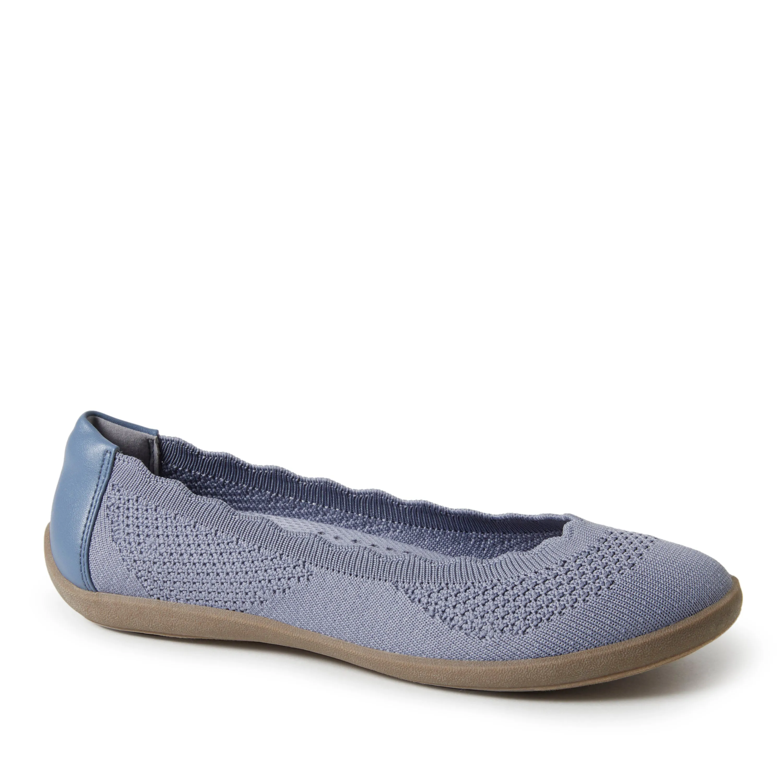 Dearfoams Women's Misty Ballet Flat Indoor/Outdoor Slip Ons