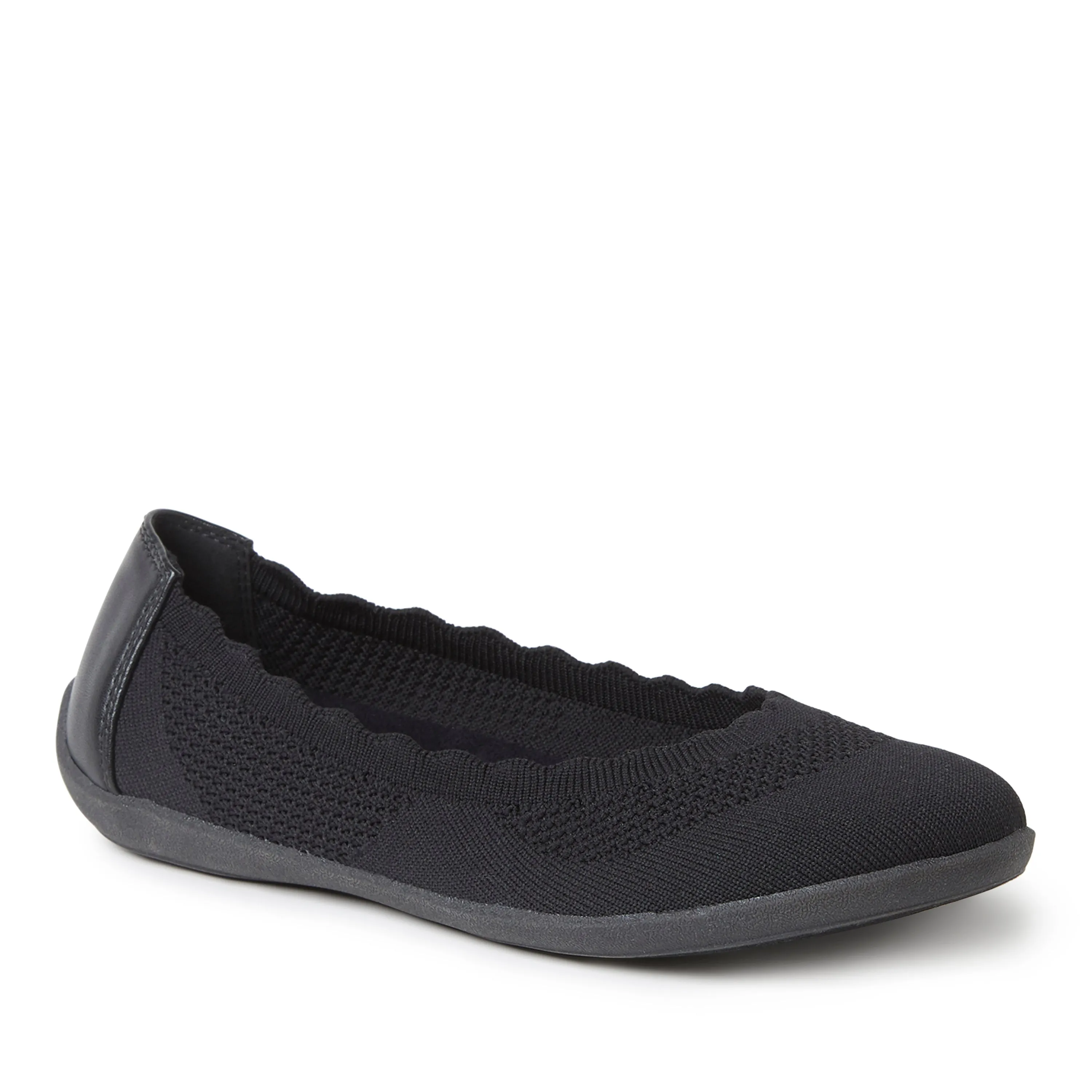 Dearfoams Women's Misty Ballet Flat Indoor/Outdoor Slip Ons