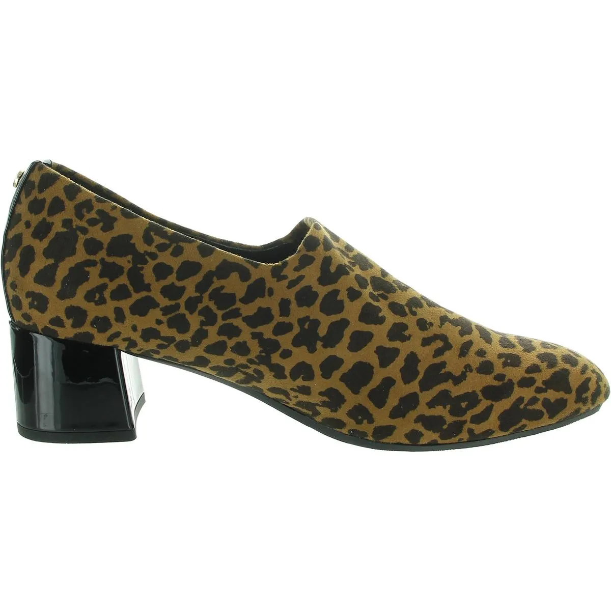 Denisa 2 Womens Animal Print Man Made Block Heels