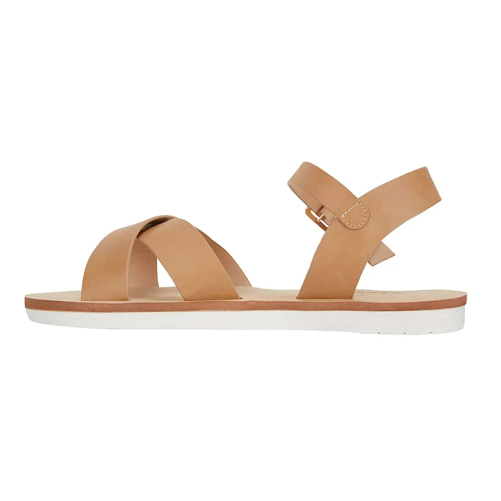 Diane Sandal in Camel Smooth