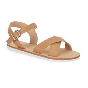Diane Sandal in Camel Smooth