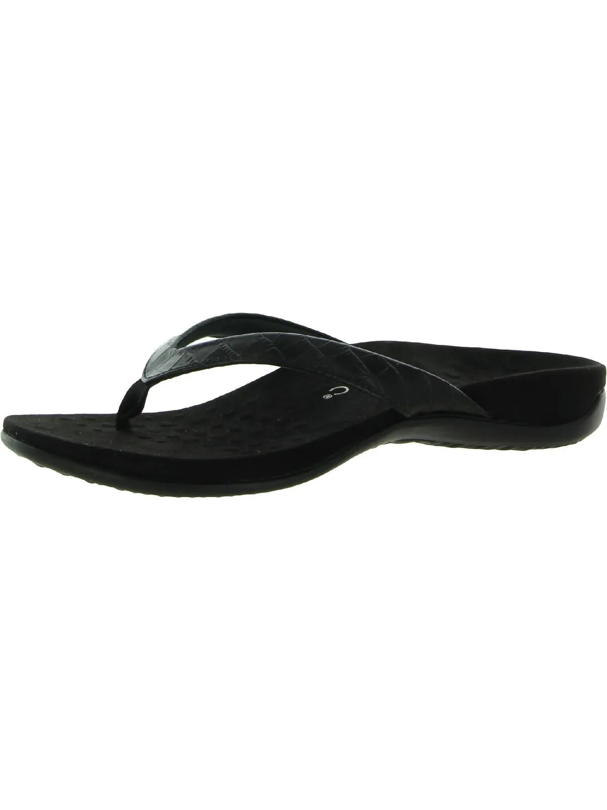 Dillon Womens Slip On Thong Sandals