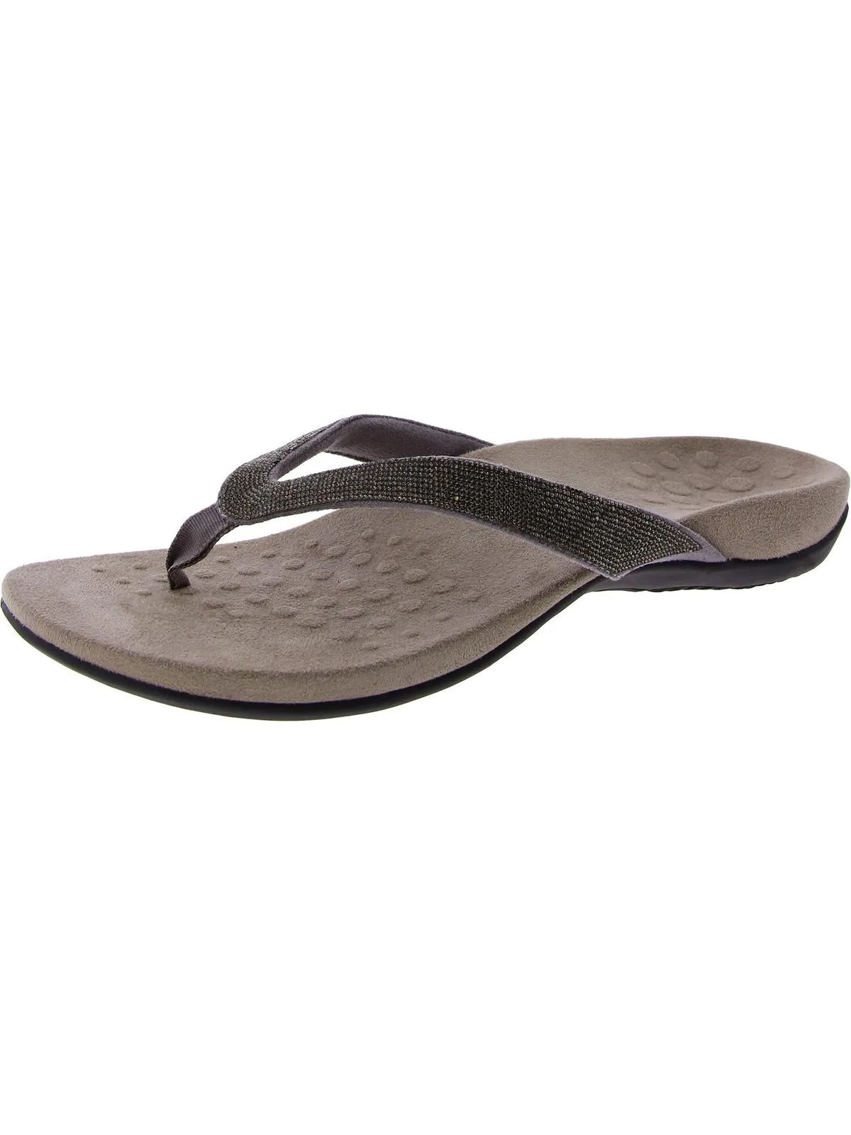 Dillon Womens Slip On Thong Sandals