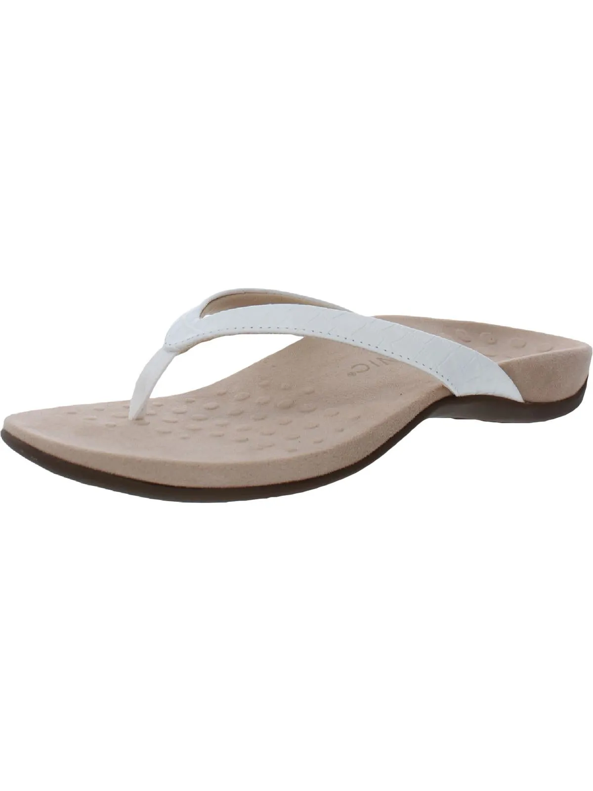 Dillon Womens Slip On Thong Sandals