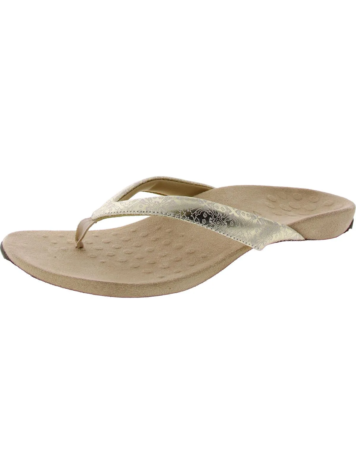 Dillon Womens Slip On Thong Sandals