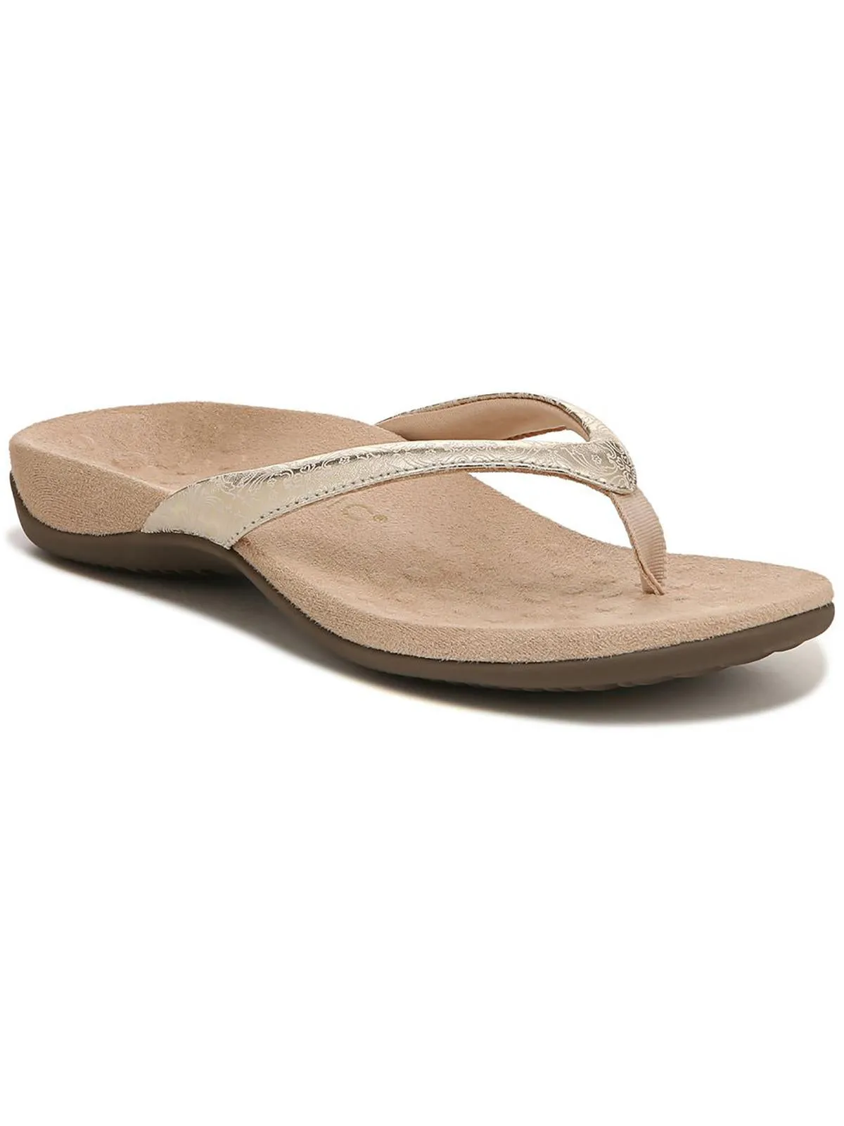 Dillon Womens Slip On Thong Sandals