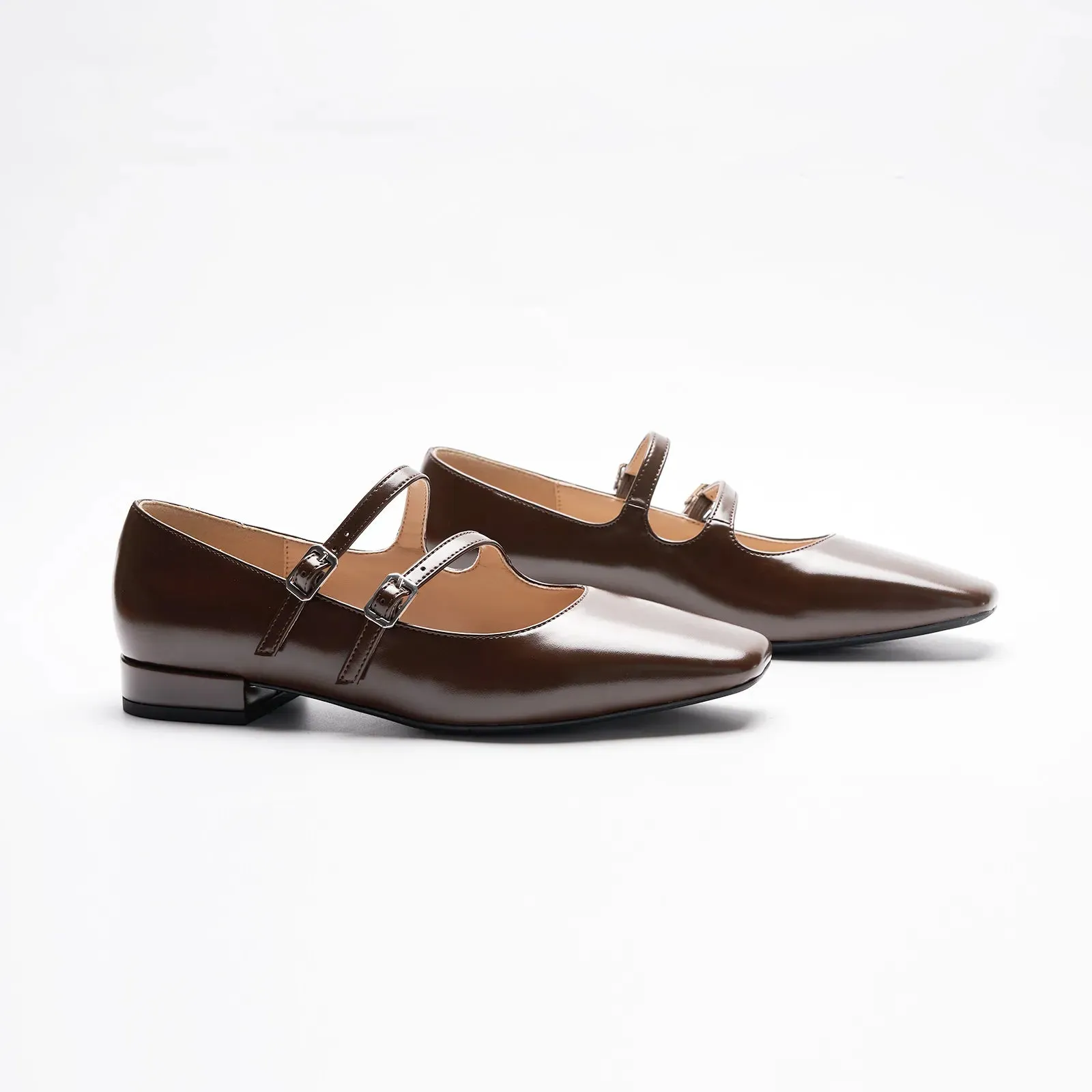 Double-Straps Block Heel Mary Jane (Alyssa A