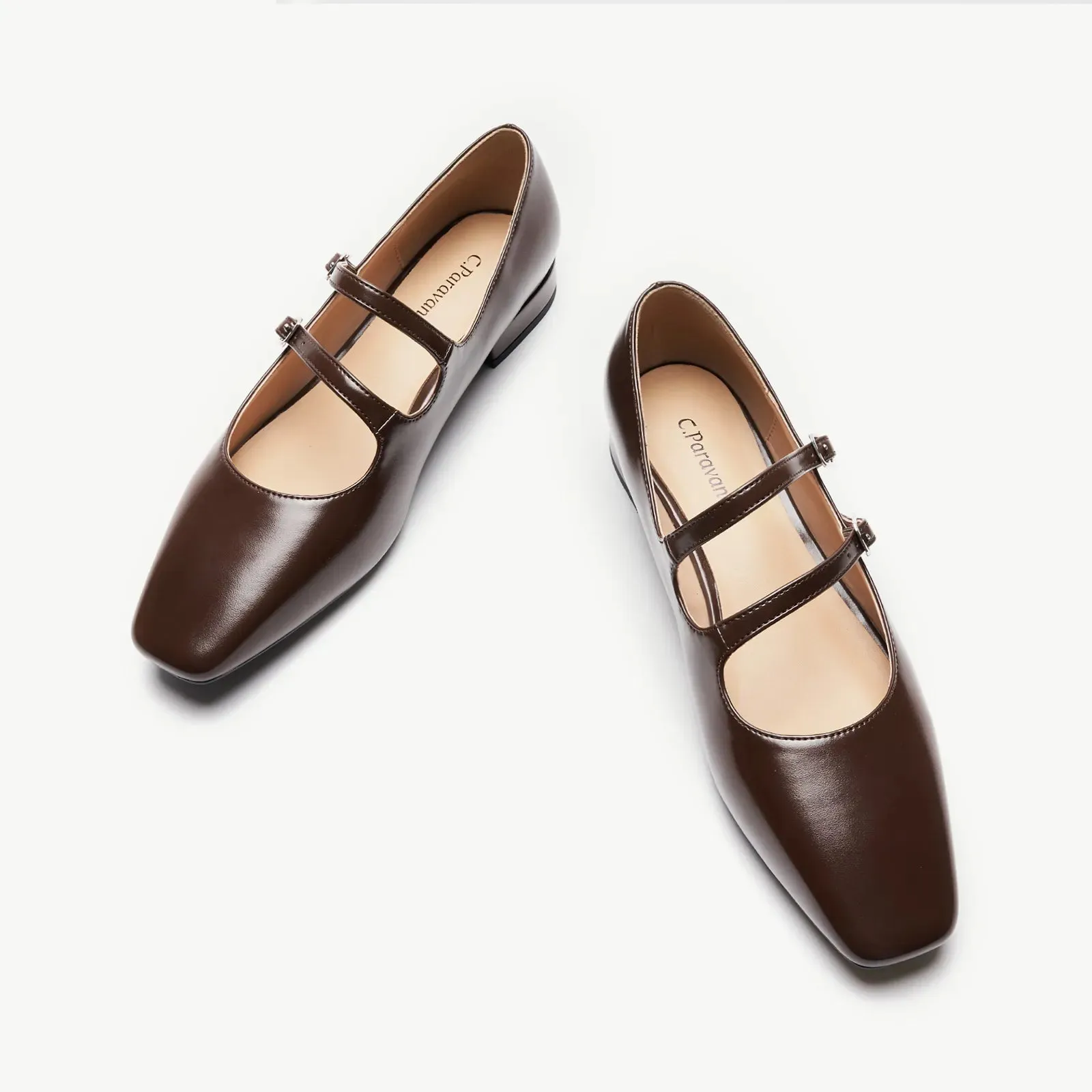 Double-Straps Block Heel Mary Jane (Alyssa A