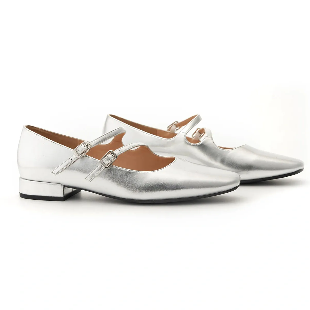 Double-Straps Block Heel Mary Jane (Alyssa A