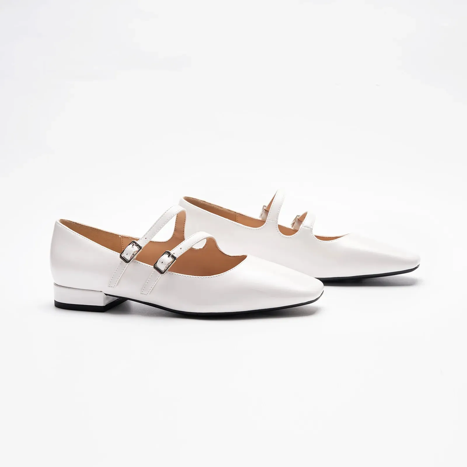 Double-Straps Block Heel Mary Jane (Alyssa A