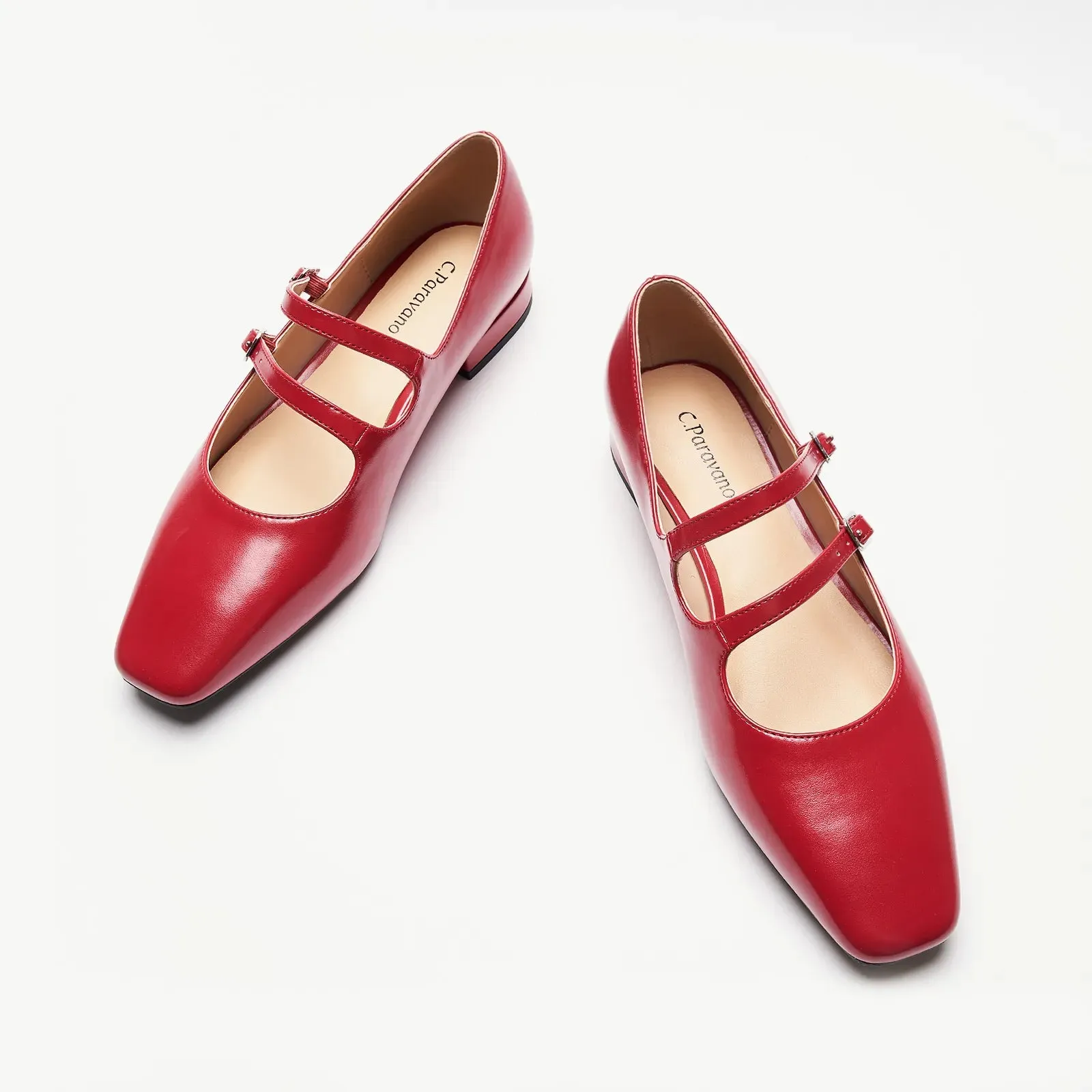 Double-Straps Block Heel Mary Jane (Alyssa A