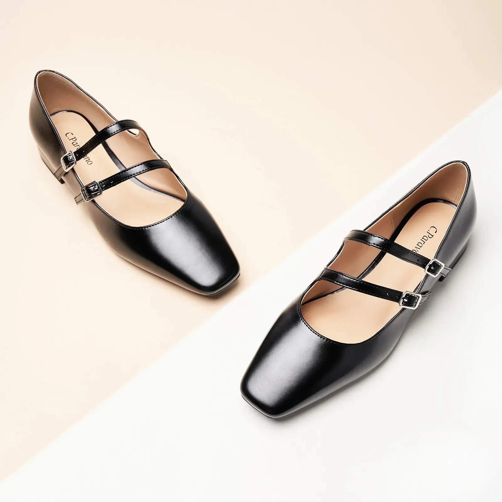 Double-Straps Block Heel Mary Jane (Alyssa A
