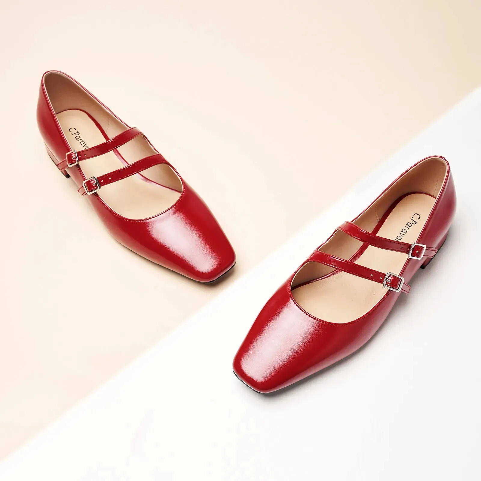 Double-Straps Block Heel Mary Jane (Alyssa A