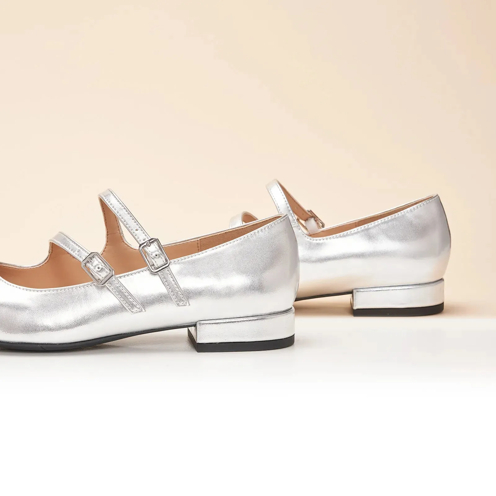 Double-Straps Block Heel Mary Jane (Alyssa A