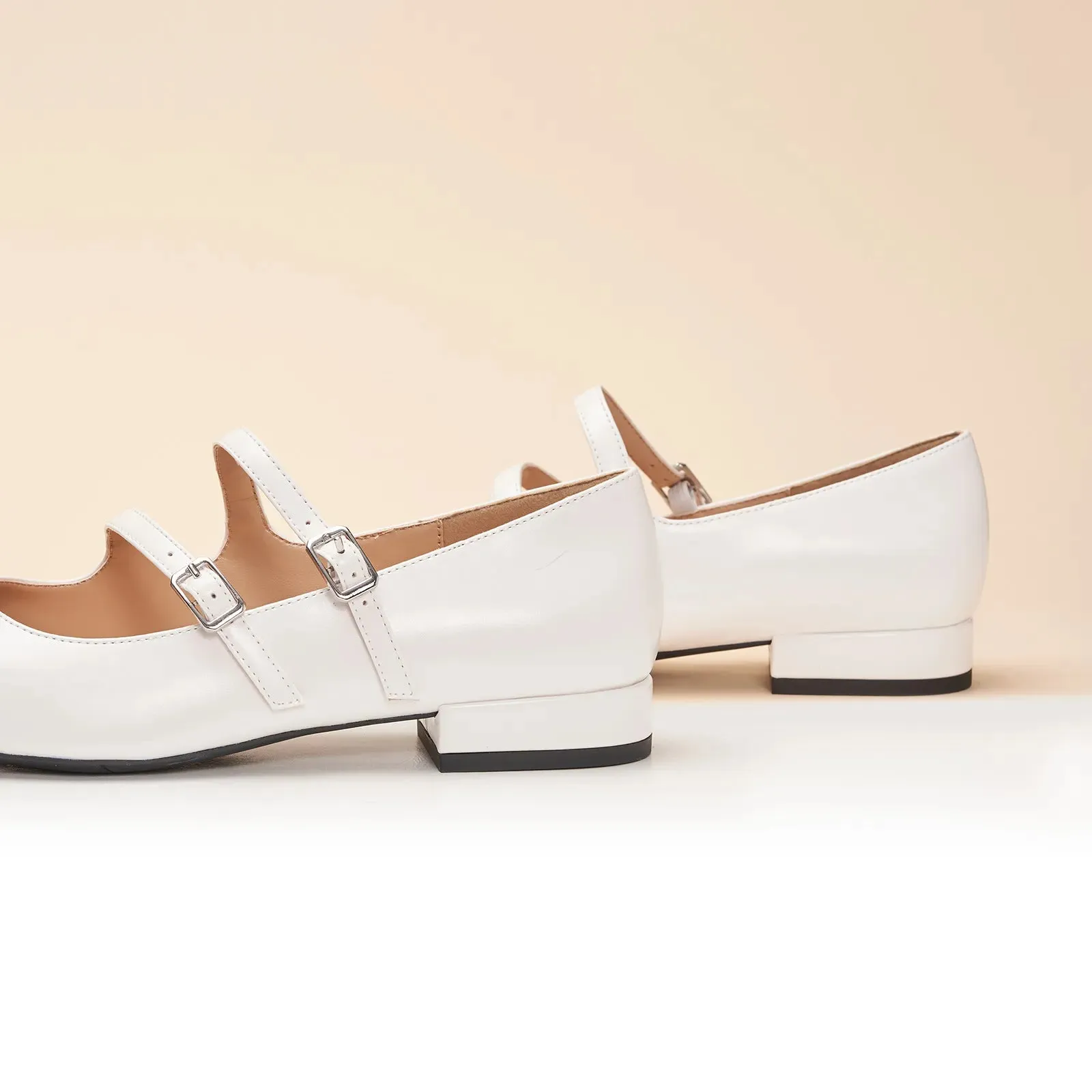 Double-Straps Block Heel Mary Jane (Alyssa A