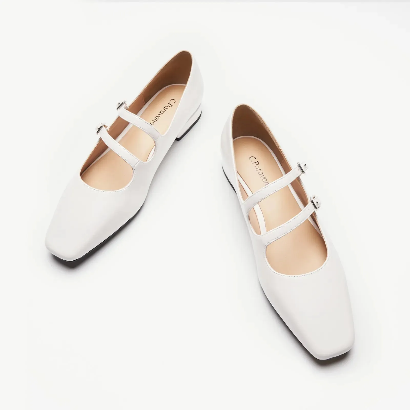 Double-Straps Block Heel Mary Jane (Alyssa A