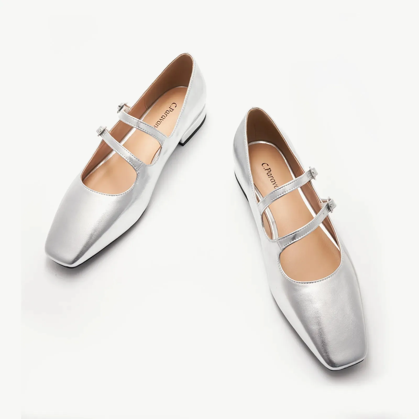 Double-Straps Block Heel Mary Jane (Alyssa A