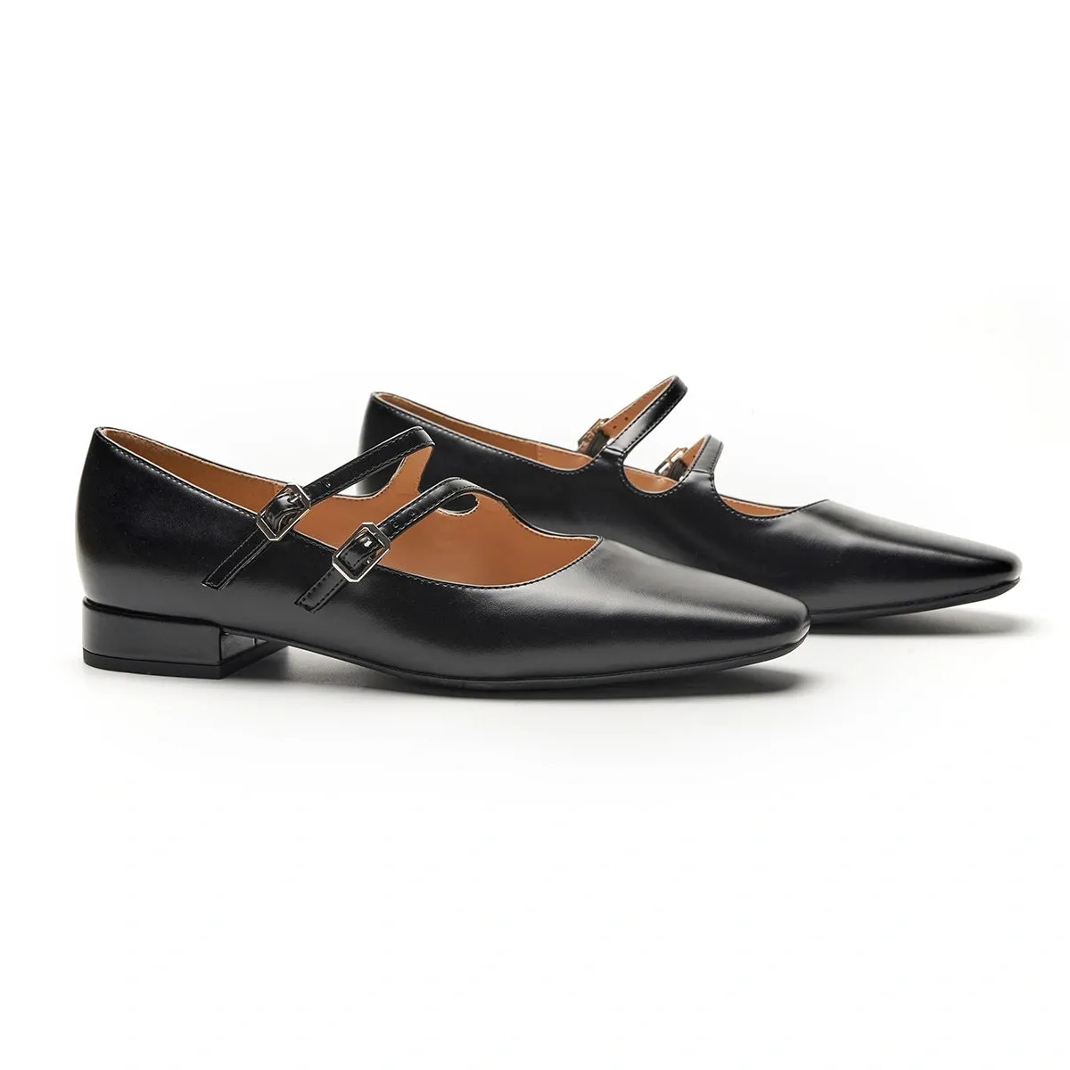 Double-Straps Block Heel Mary Jane (Alyssa A