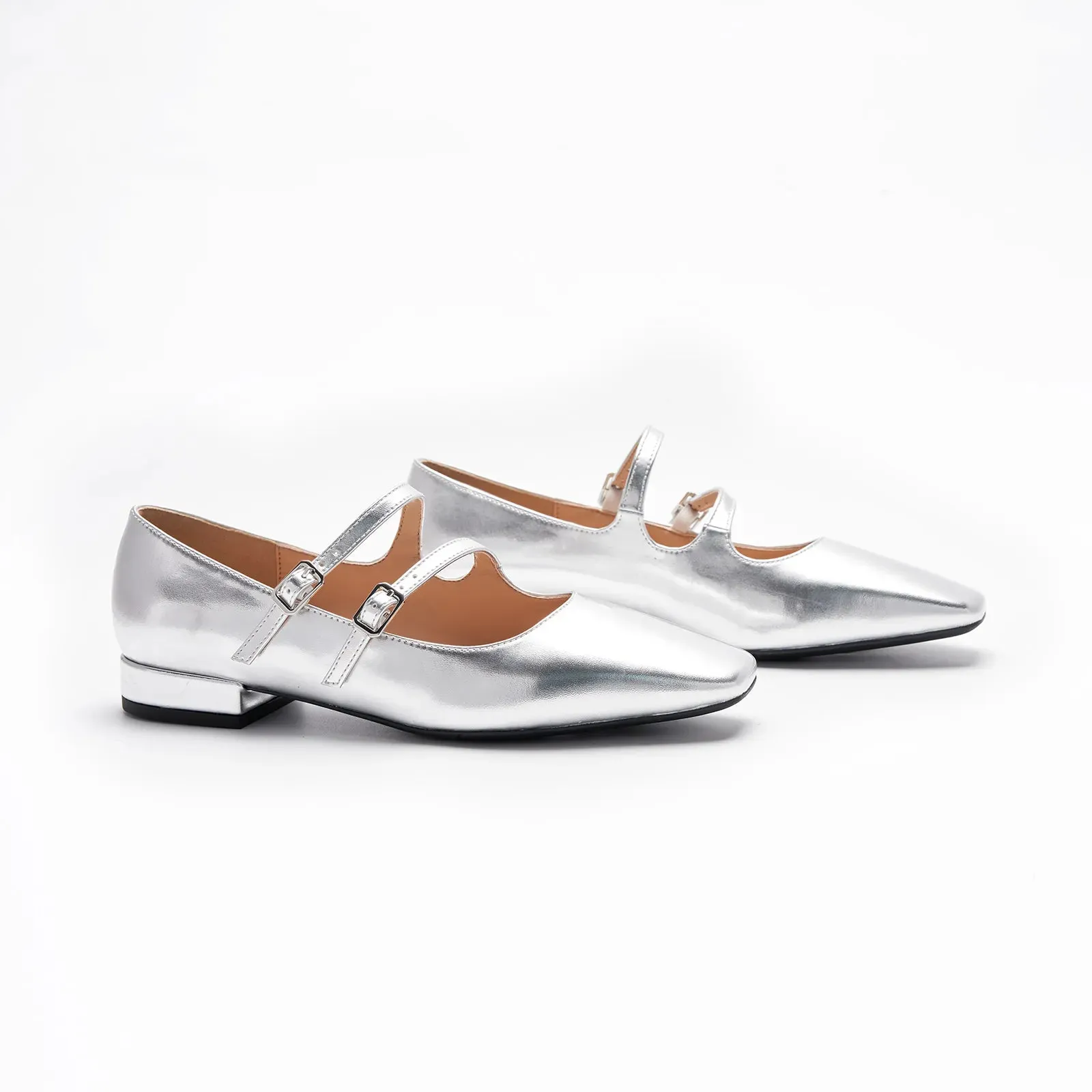 Double-Straps Block Heel Mary Jane (Alyssa A