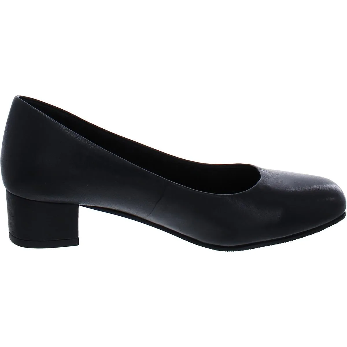Dream Womens Leather Slip-On Pumps