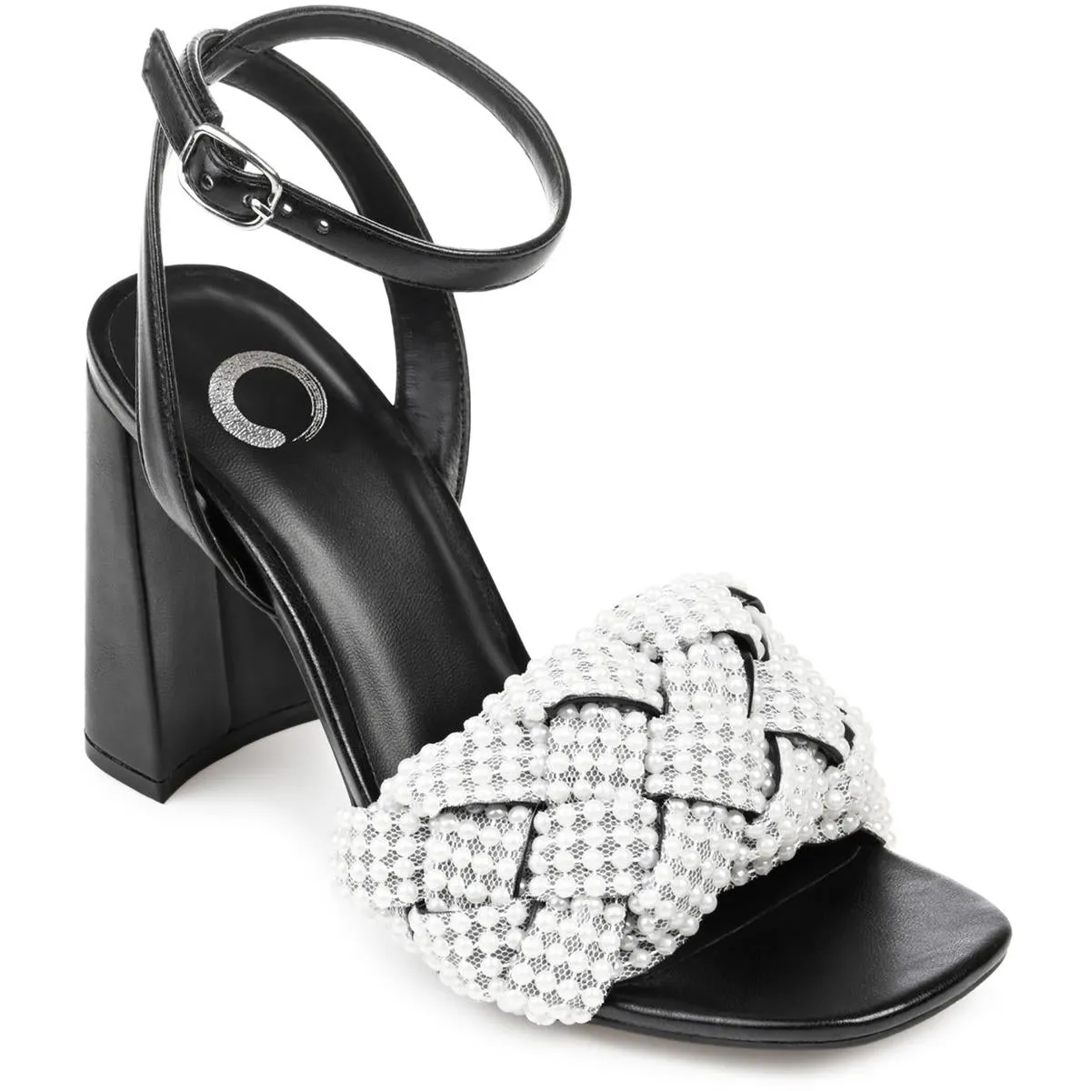 DUA Womens Faux Leather Block Heel