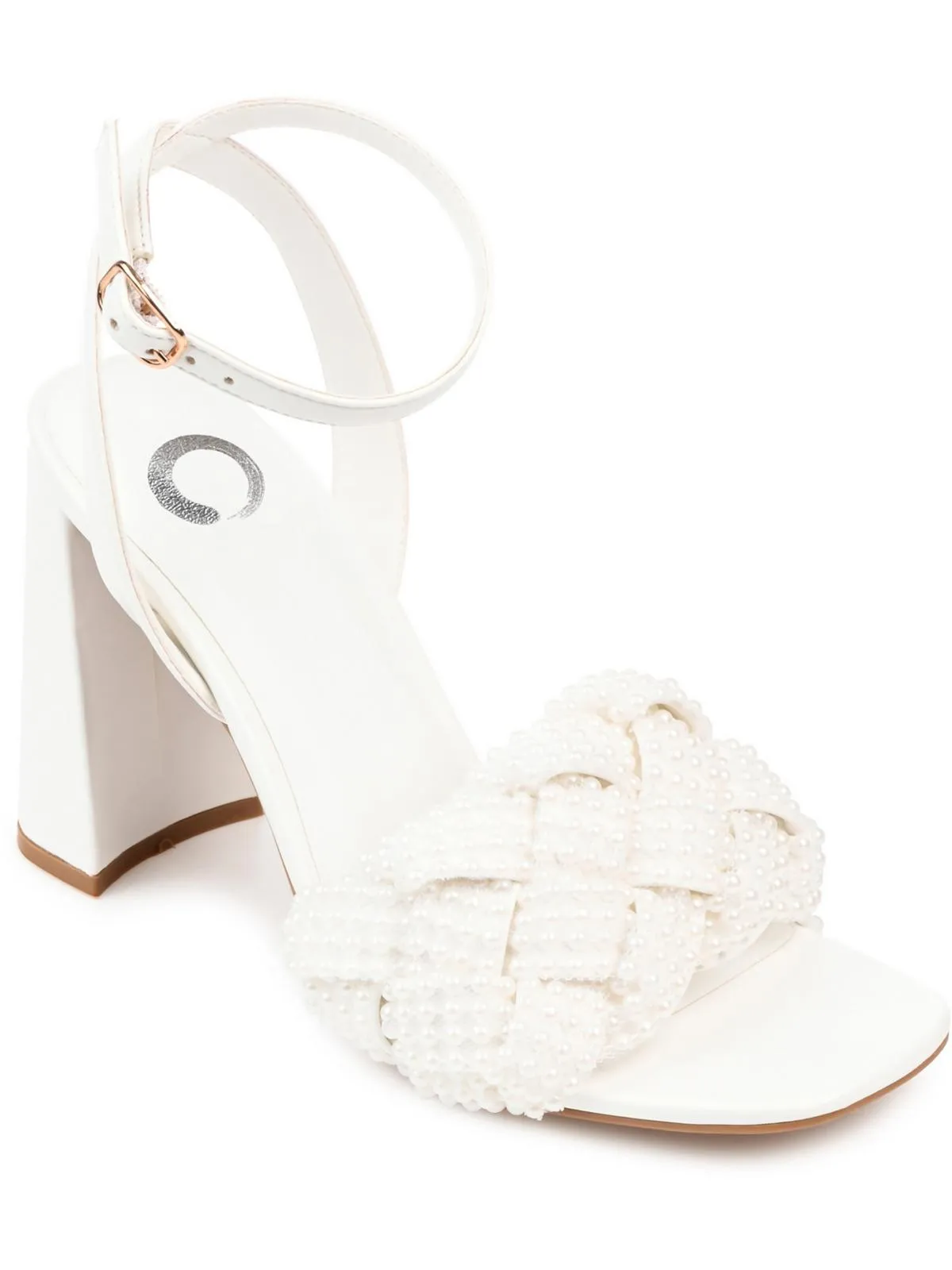 DUA Womens Faux Leather Block Heel