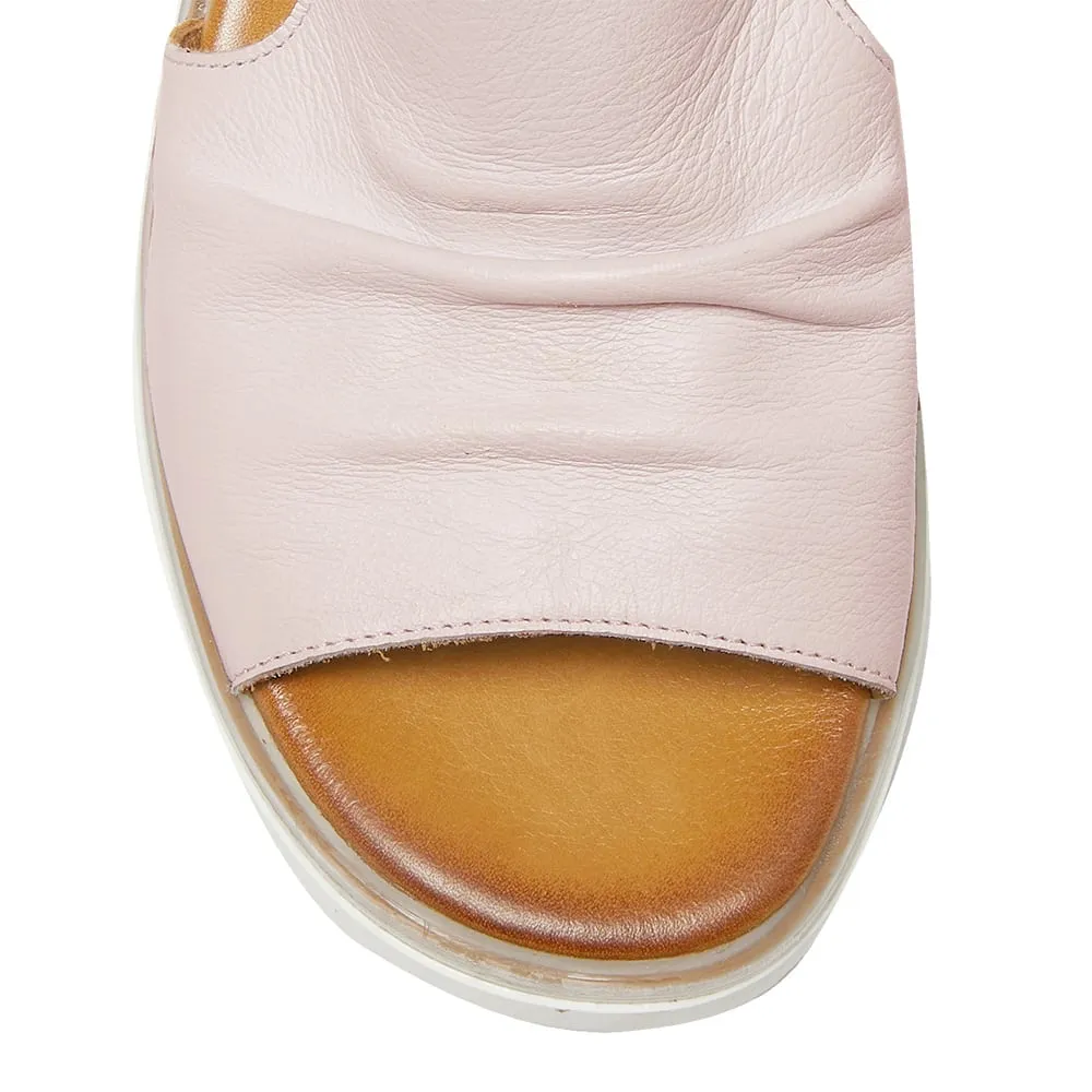 Dusk Heel in Blush And Tan Leather