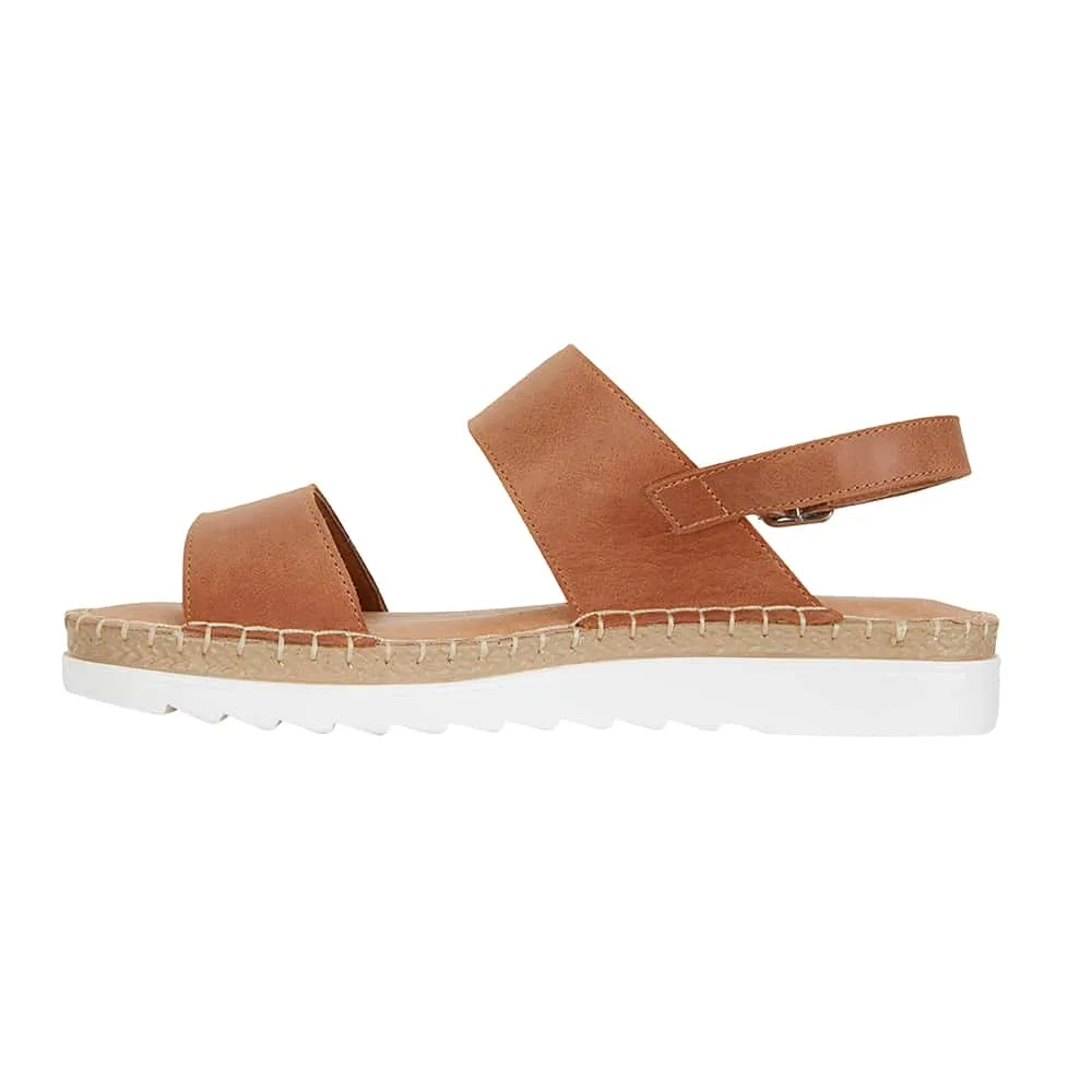 Egan Sandal in Tan Leather