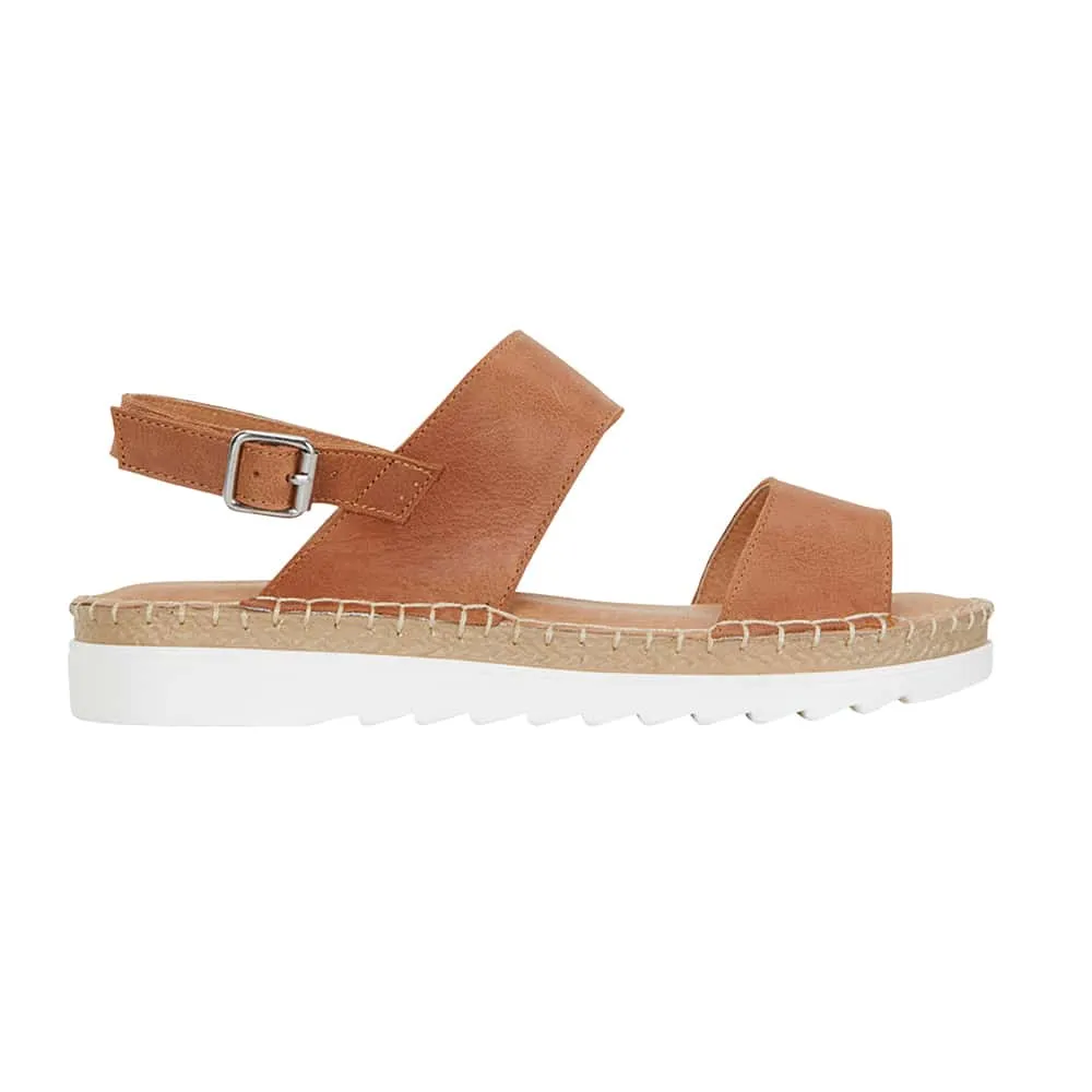 Egan Sandal in Tan Leather