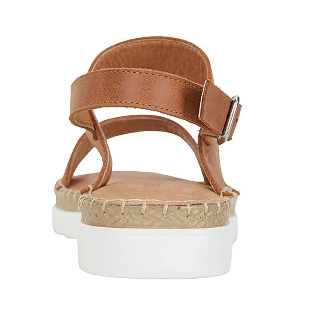 Egan Sandal in Tan Leather
