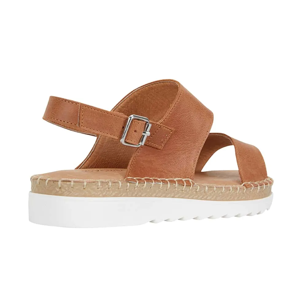 Egan Sandal in Tan Leather