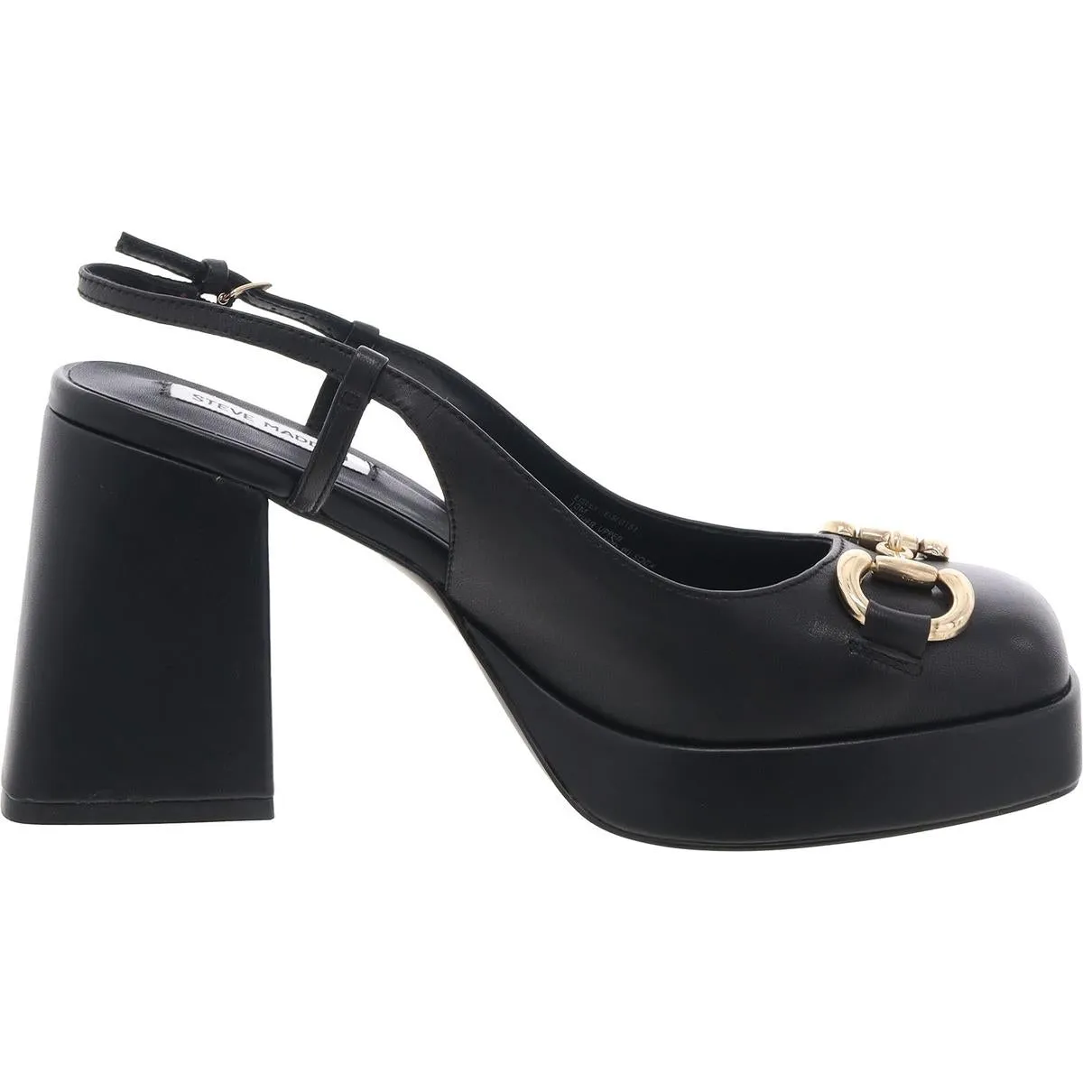 Eisley Womens Leather Platform Slingback Sandals