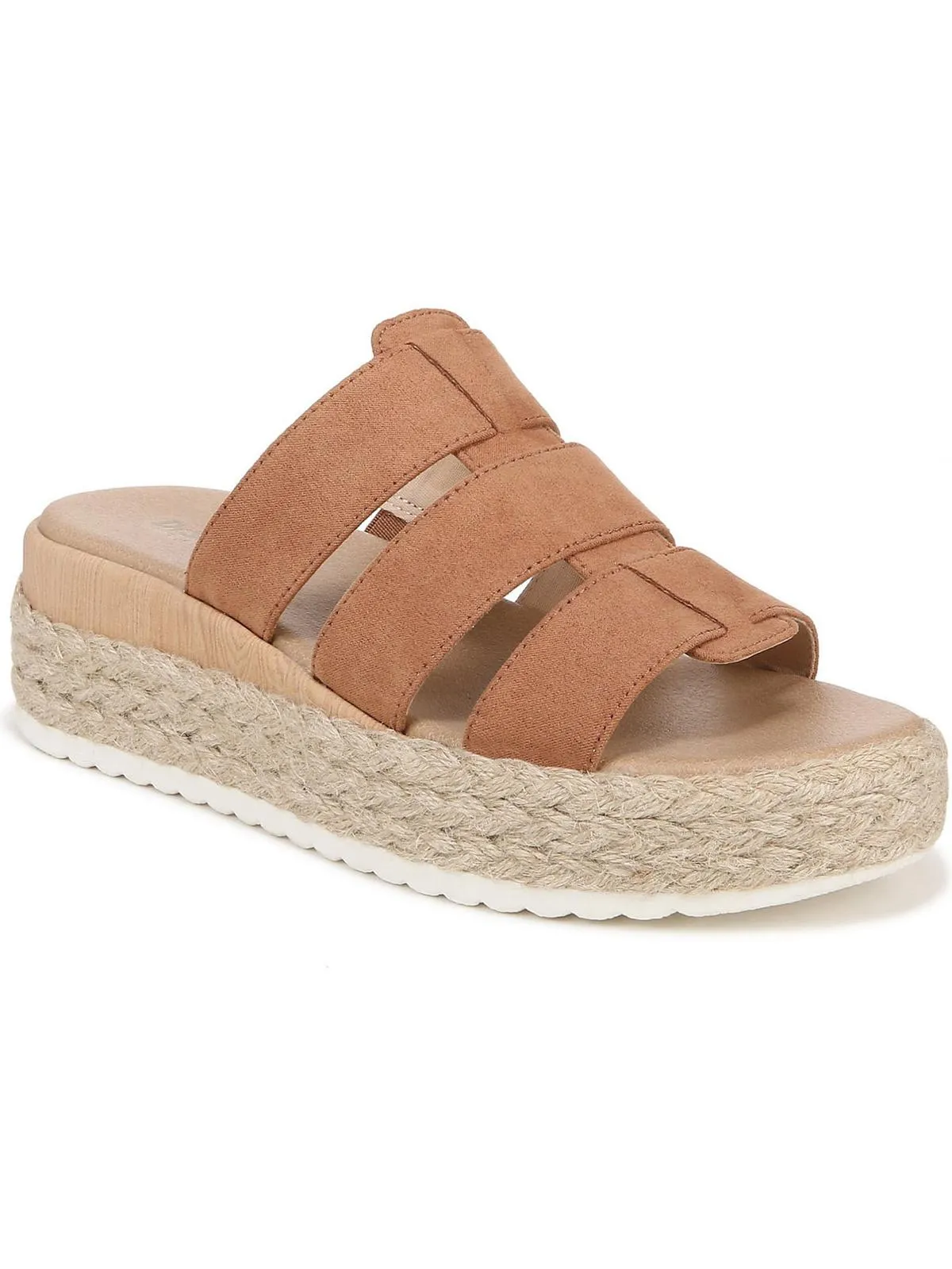 Electric Womens Faux Suede Slip On Espadrilles