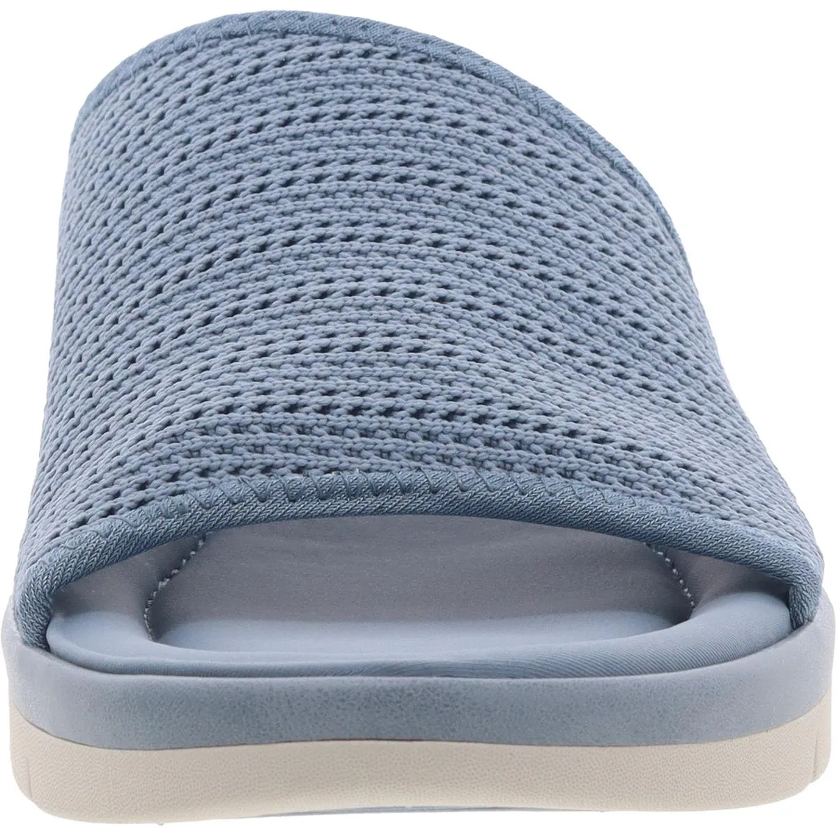Ellie Womens Padded Insole Perforated Slide Sandals