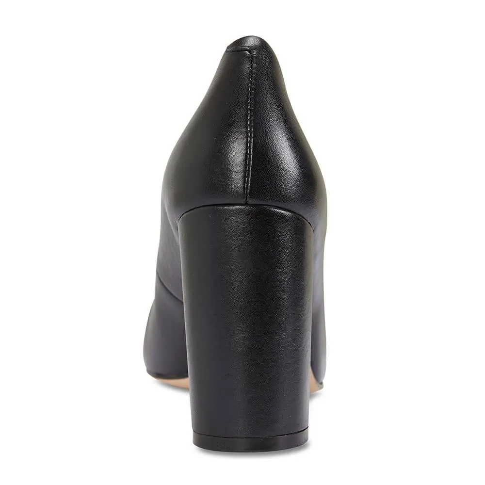 Epic Heel in Black Leather