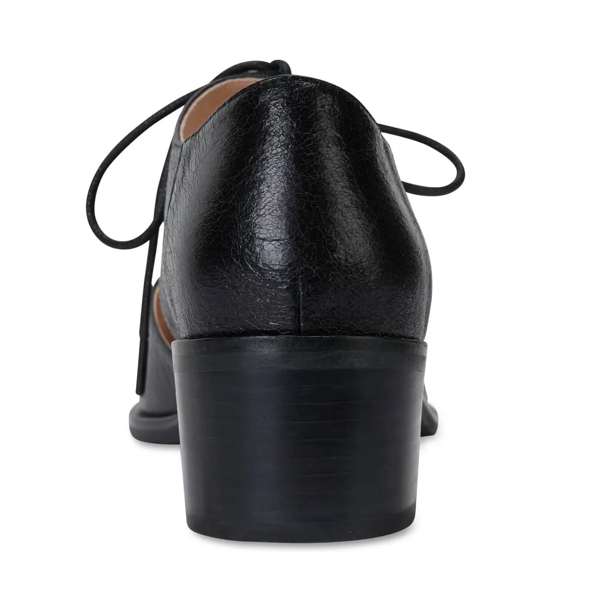 Exhibit Brogue in Black Oil Leather