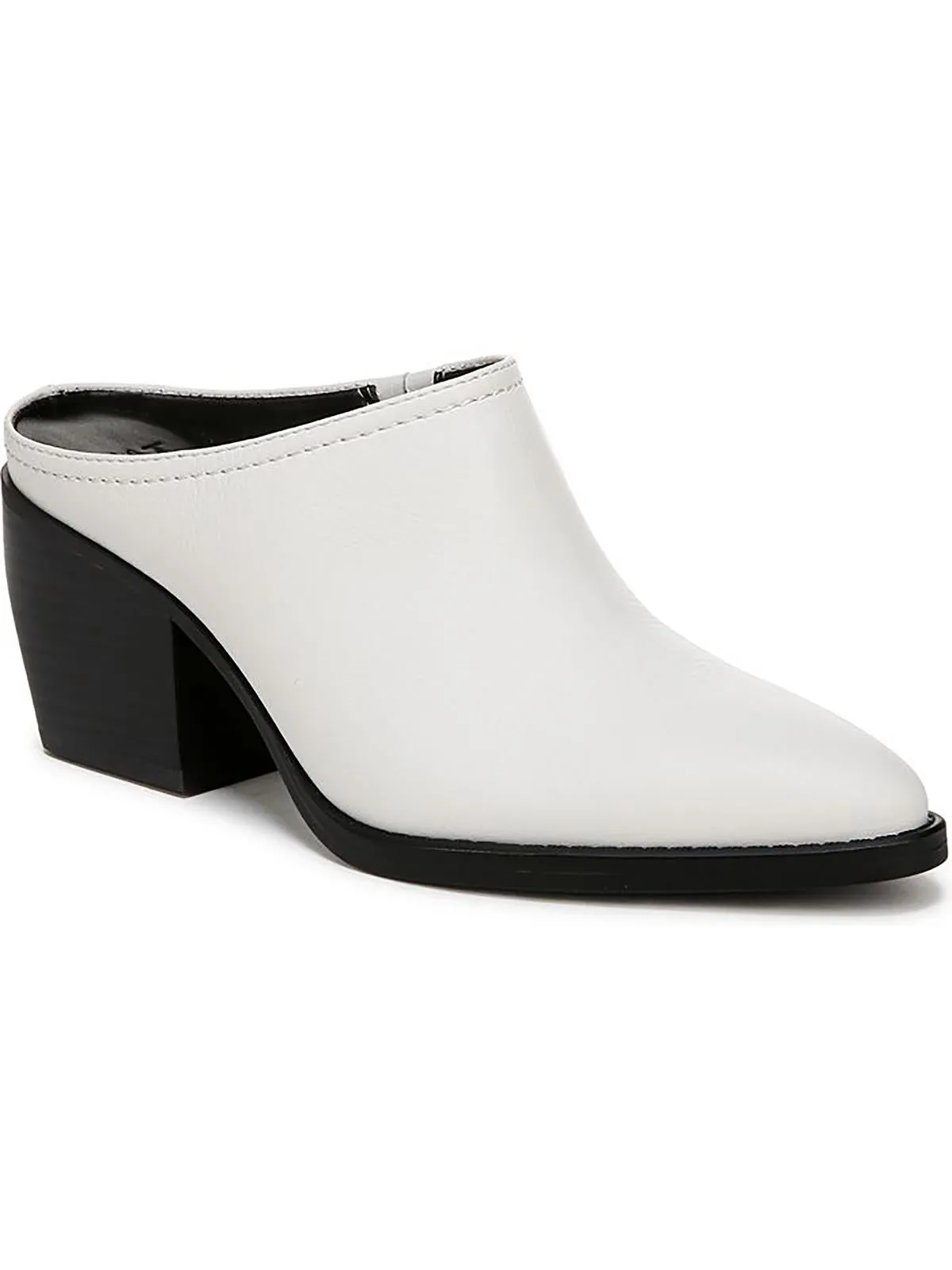 Fairmont Womens Leather Pointed Toe Mules