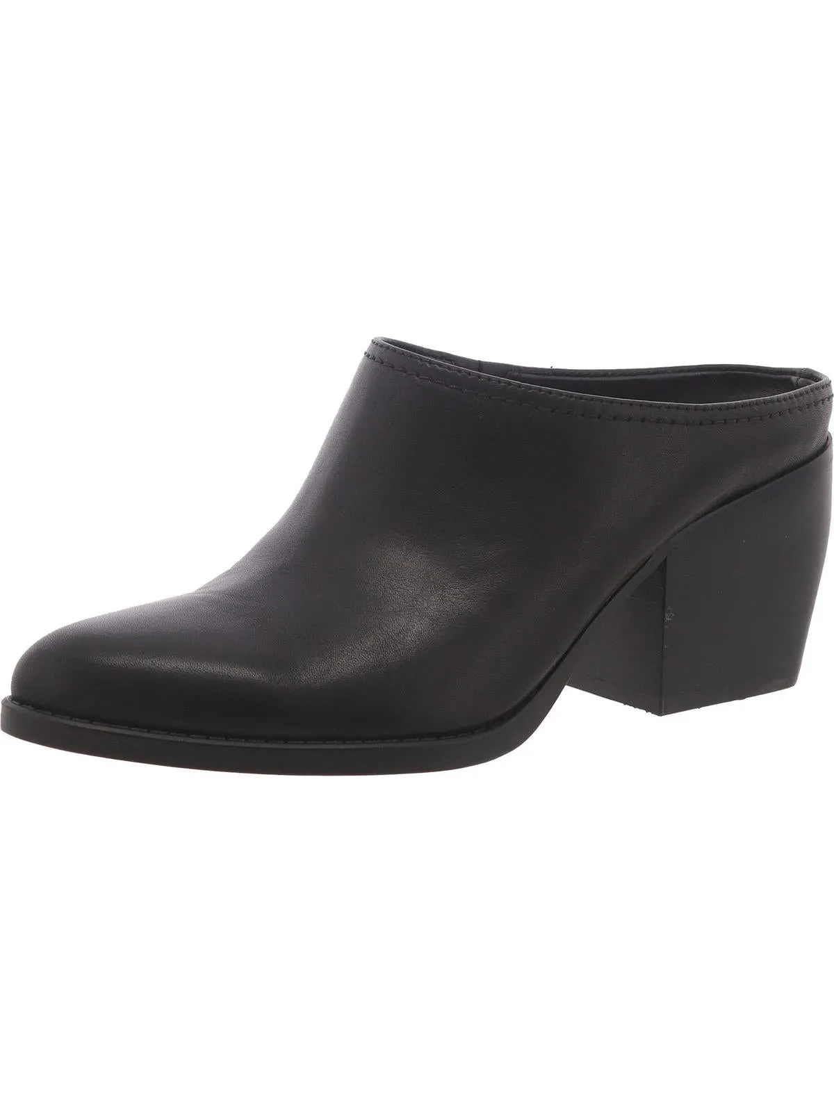 Fairmont Womens Leather Pointed Toe Mules