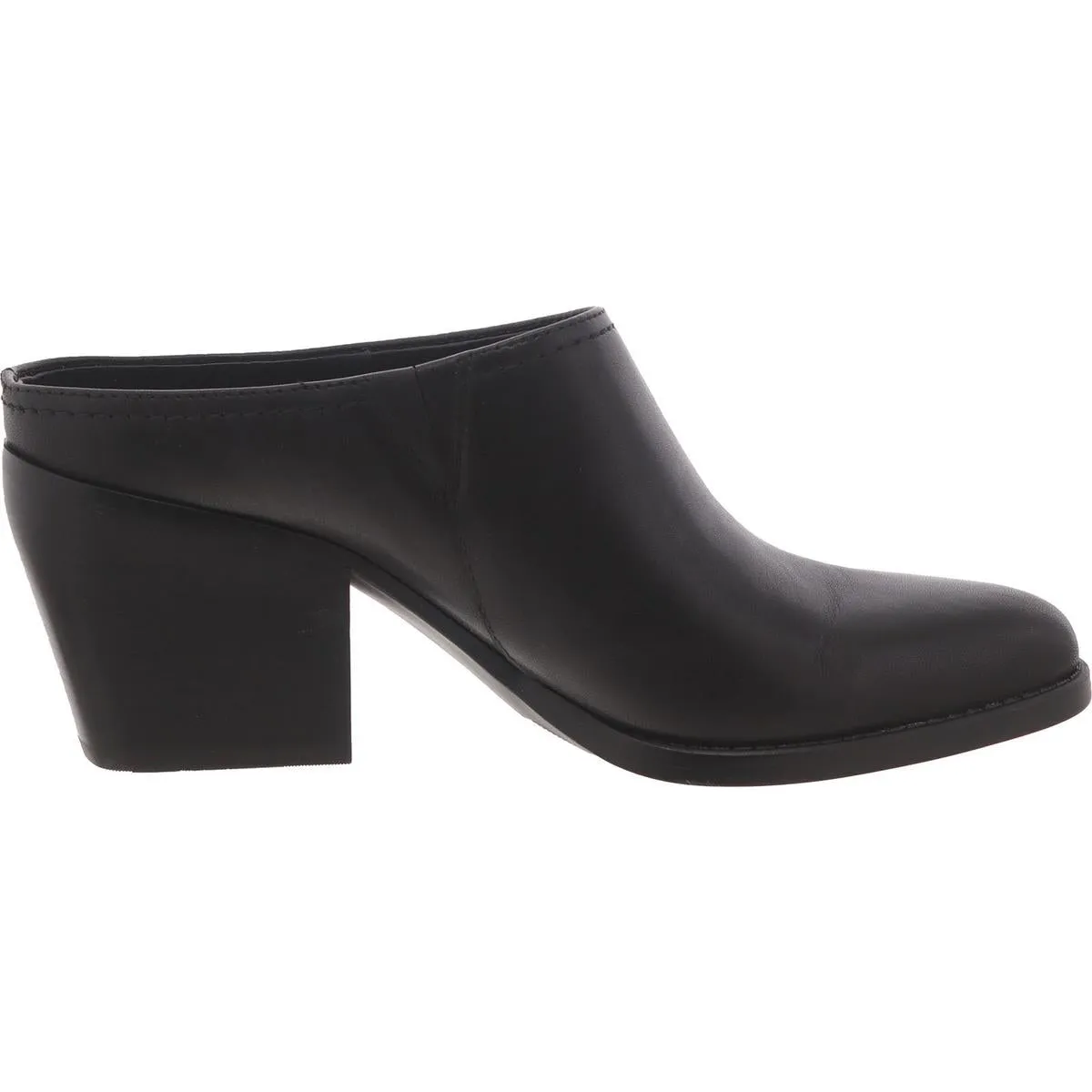 Fairmont Womens Leather Pointed Toe Mules