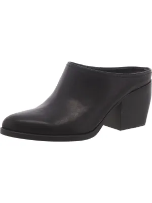 Fairmont Womens Leather Pointed Toe Mules