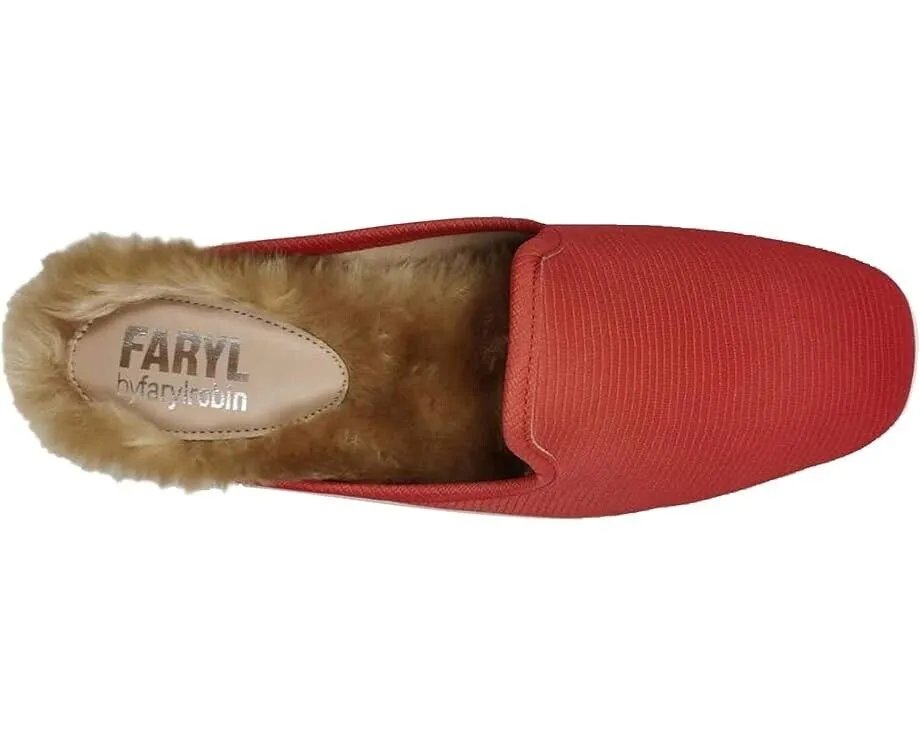 Faryl by Farylrobin Moka Flats Women's US 6.5 Red Lizard Comfort Slip On KHD937